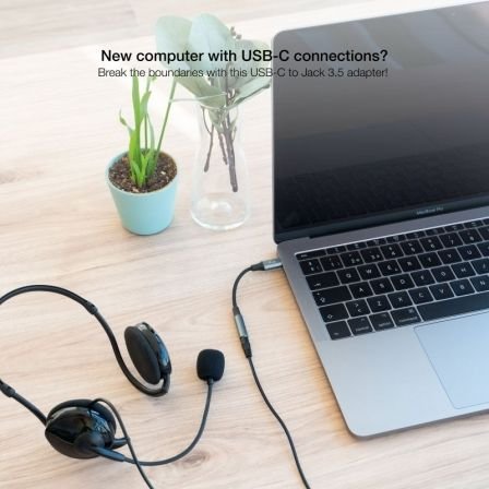 Conversor usb tipo-c nanocable 10.24.1204/ usb tipo-c macho - jack 3.5 hembra - Imagen 4