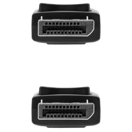 Cable displayport nanocable 10.15.2702/ displayport macho - displayport macho/ 2m/ negro - Imagen 3
