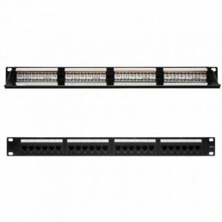 Patch panel nanocable 10.21.3124/ 24 puertos/ cat.6/ altura 1u