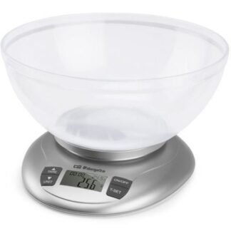 Báscula de cocina electrónica orbegozo pc 2017 a/ hasta 3.5kg/ plata