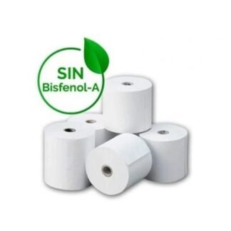 Caja de rollos de papel térmico genérico 80x80 bpaf/ 80 x 80mm/ 48 unidades