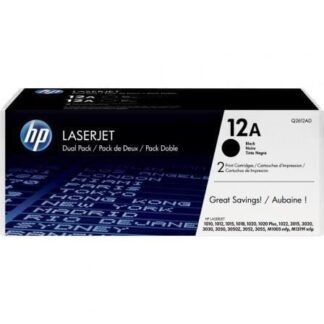Tóner original hp nº12a multipack/ 2x negro