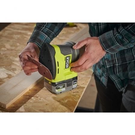 Lijadora triangular ryobi one+ 18v rps18-0/ incluye 6 lijas/ sin batería ni cargador - Imagen 5