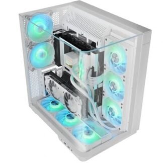 Caja gaming torre mars gaming mc-infinio/ blanca
