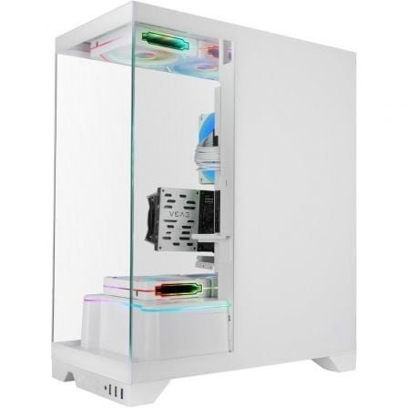 Caja gaming semitorre mars gaming mc-prisma/ blanca - Imagen 3