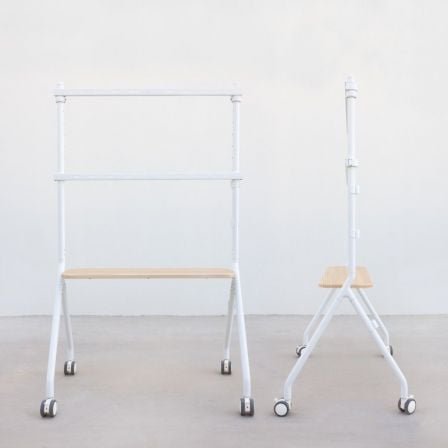 Soporte de suelo con ruedas tooq ilove fs20207m-w para tv de 49-80"/ hasta 50kg - Imagen 2