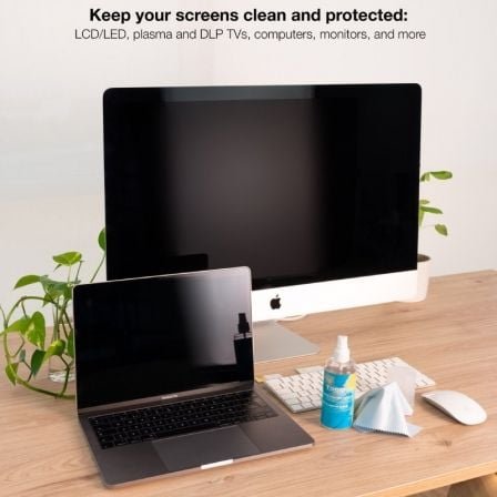 Kit limpiador de pantallas tooq tqsc0016/ spray 150ml + paño microfibra - Imagen 4