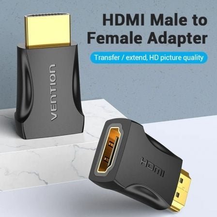 Adaptador hdmi 4k vention aimb0/ hdmi macho - hdmi hembra - Imagen 2