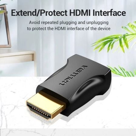 Adaptador hdmi 4k vention aimb0/ hdmi macho - hdmi hembra - Imagen 3