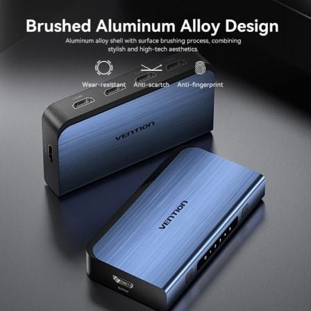 Switch conmutador 4k hdmi 2.0 vention akcl0 hdmi hembra/ 4x hdmi hembra - Imagen 3