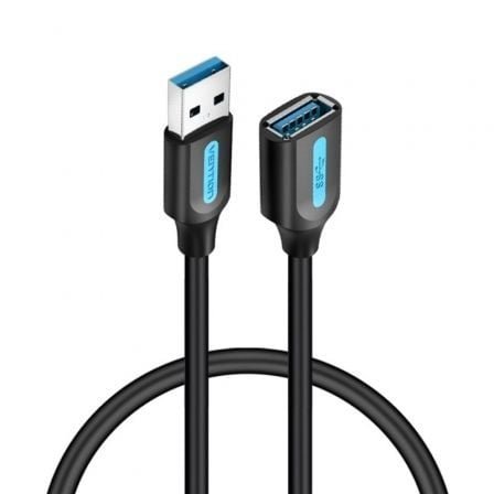 Cable alargador usb 3.0 vention cbhbf/ usb macho - usb hembra/ 5gbps/ 1m/ negro - Imagen 3
