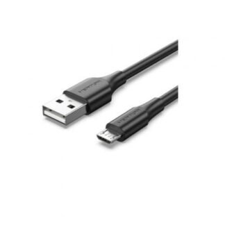 Cable usb 2.0 vention ctibh/ usb macho - microusb macho/ hasta 60w/ 480mbps/ 2m/ negro