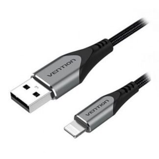 Cable usb 2.0 lightning vention labhf/ usb macho - lightning macho/ 480mbps/ 1m/ gris