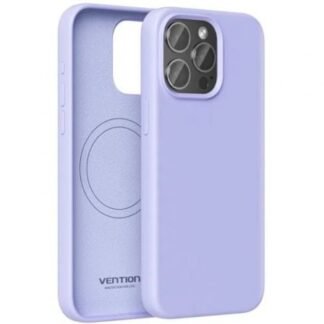 Funda silicona con magsafe vention kuev0-10/ compatible con iphone 14/ morada