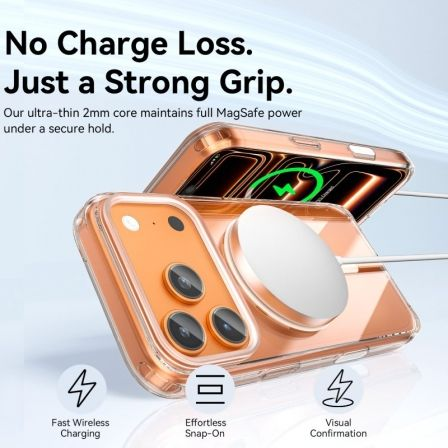 Funda dura con magsafe vention concise impact kvbtcb-30/ compatible con iphone 17 pro/ transparente - Imagen 4