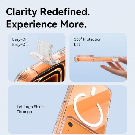 Funda dura con magsafe vention concise impact kvbtcd-40/ compatible con iphone 17 pro max/ transparente - Imagen 2