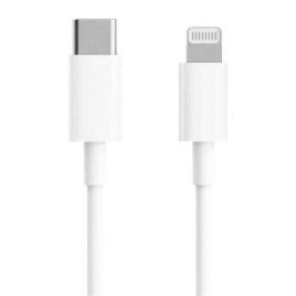 Cable usb 2.0 tipo-c lightning xiaomi bhr4421gl/ usb tipo-c macho - lightning macho/ hasta 18w/ 480mbps/ 1m/ blanco