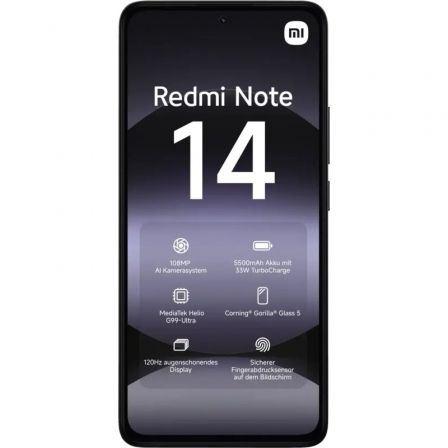 Smartphone xiaomi redmi note 14 8gb/ 128gb/ 6.67"/ negro - Imagen 2