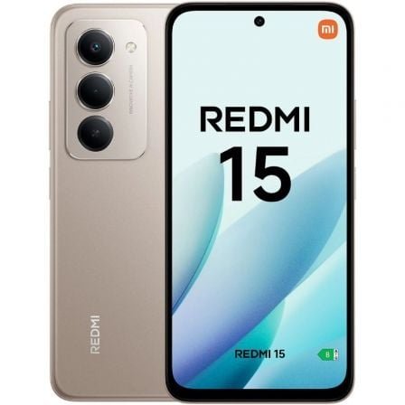 Smartphone xiaomi redmi 15 8gb/ 256gb/ 6.9"/ gris