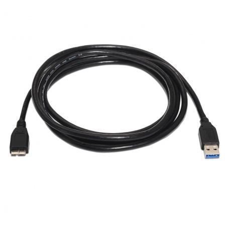 Cable usb 3.0 aisens a105-0044/ usb macho - microusb macho/ 5gbps/ 2m/ negro - Imagen 2