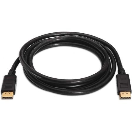 Cable displayport 1.2 4k aisens a124-0129/ displayport macho - displayport macho/ hasta 5w/ 2300mbps/ 2m/ negro - Imagen 2