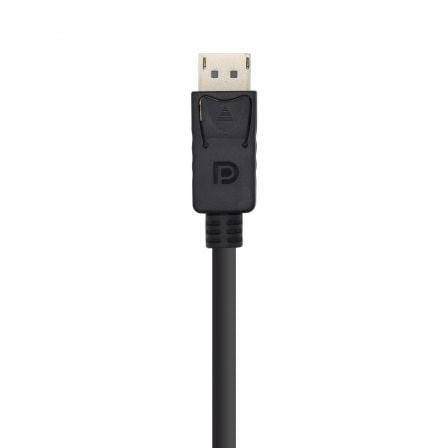 Cable displayport 1.2 4k aisens a124-0388/ displayport macho - displayport macho/ hasta 5w/ 2300mbps/ 10m/ negro - Imagen 2