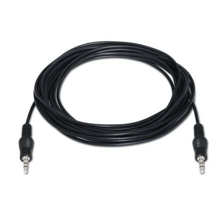 Cable estéreo aisens a128-0144/ jack 3.5 macho - jack 3.5 macho/ hasta 0.1w/ 10m/ negro - Imagen 2