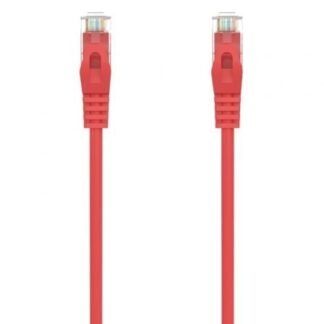 Cable de red rj45 awg24 utp aisens a145-0557 cat.6a/ lszh/ 30cm/ rojo
