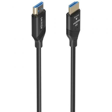 Cable hdmi 2.0 aoc 4k aisens a148-0929/ hdmi macho - hdmi macho/ 15m/ negro - Imagen 3