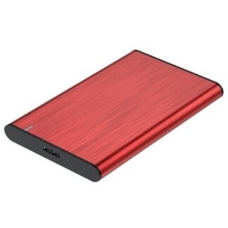 Caja externa para disco duro de 2.5" aisens ase-2525red/ usb 3.1/ sin tornillos
