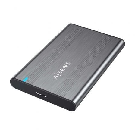 Caja externa para disco duro de 2.5" aisens ase-2526gr/ usb 3.1/ sin tornillos - Imagen 2