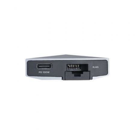 Docking usb tipo-c aisens asuc-9p001-gr/ 1xhdmi 4k/ 3xusb/ 1xrj45/ 1xaudio/ 1xlector tarjetas / 1xusb tipo-c pd/ gris - Imagen 4