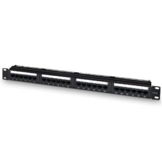 Patch panel aisens a141-0509/ 24 puertos/ cat.6/ altura 1u/ gestión de cables