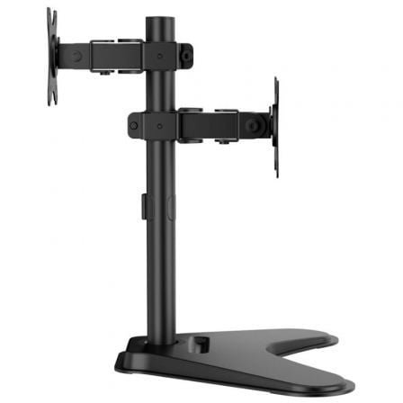 Soporte de mesa para 2 monitores aisens dt32tr-409/ giratorio/ inclinable/ hasta 8kg - Imagen 2