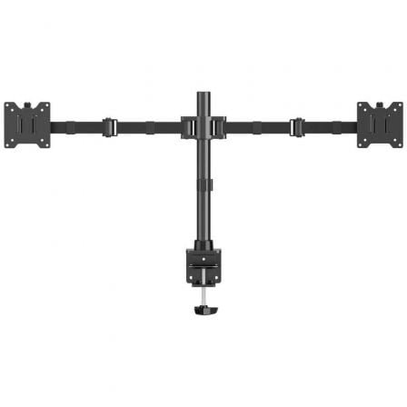 Soporte de mesa para 2 monitores aisens dt35tsr-359/ giratorio/ inclinable/ hasta 20kg - Imagen 2