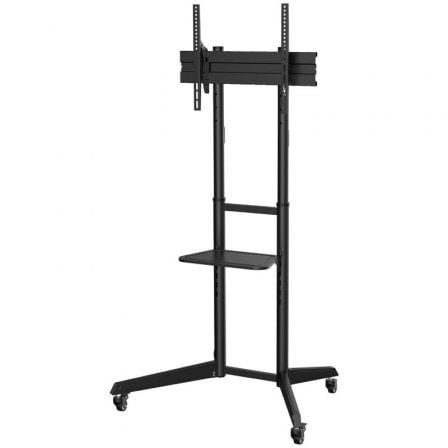 Soporte de suelo inclinable con ruedas aisens ft70te-211 para tv de 37-70"/ hasta 50kg