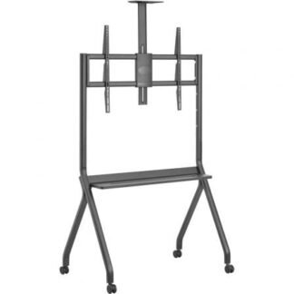 Soporte de suelo con ruedas aisens ft86fe-369 para tv de 55-100"/ hasta 120kg