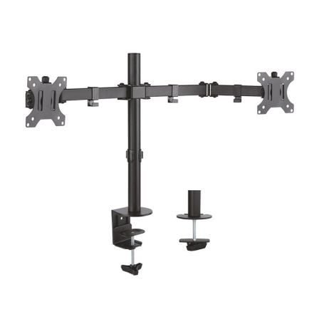 Soporte de mesa para 2 monitores aisens dt32tsr-041/ giratorio/ inclinable/ hasta 8kg - Imagen 3