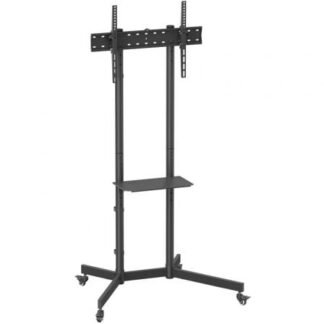 Soporte de suelo inclinable con ruedas aisens ft70te-333 para tv 37"-70"/ hasta 45kg