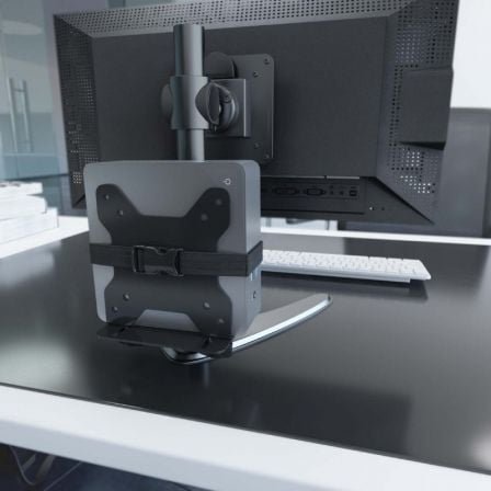 Soporte para minipc vesa 100x100 aisens mpc05-205/ hasta 5kg - Imagen 4