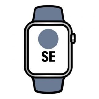 Apple watch se/ gps/ 44mm/ caja de aluminio/ correa deportiva azul denim m/l