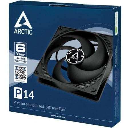 Ventilador arctic p14/ 14cm/ negro - Imagen 5
