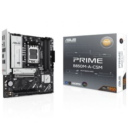 Placa base asus prime b850m-a-csm socket am5/ ddr5/ pcie 5.0/ micro atx