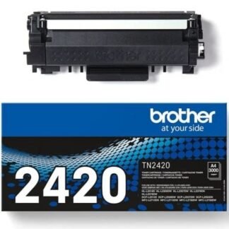 Tóner original brother tn-2420 alta capacidad/ negro