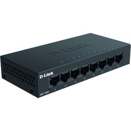 Switch d-link dgs-108gl 8 puertos/ rj-45 10/100/1000 - Imagen 2