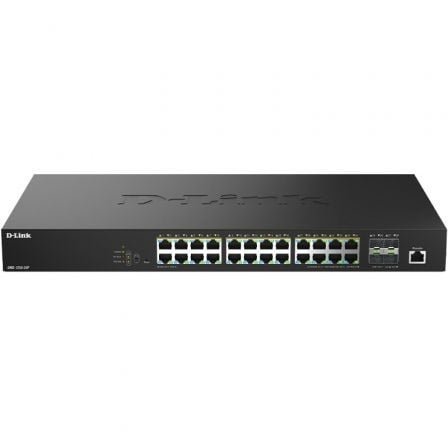 Switch d-link dms-1250-28p/e 28 puertos/ rj-45 gigabit 10/100/1000 poe/ sfp