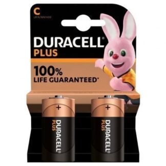 Pack de 2 pilas c duracell lr14/ 1.5v/ alcalinas