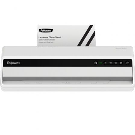 Plastificadora fellowes saturn a3/ hasta a3 y 125 micras/ blanca - Imagen 3