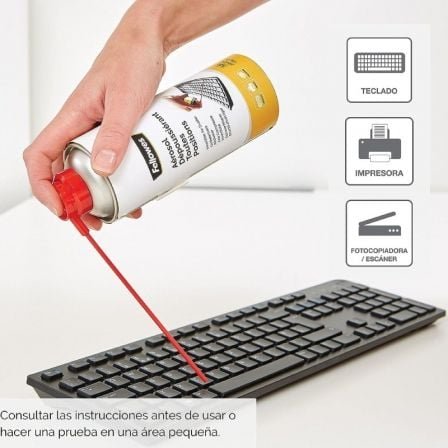 Spray de aire a presión fellowes 9974804/ capacidad 200ml - Imagen 2