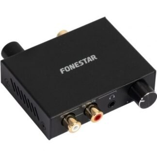 Convertidor de audio fonestar fo-42dav/ entrada toslink y rca/ salida 2x rca/ 1x jack 3.5